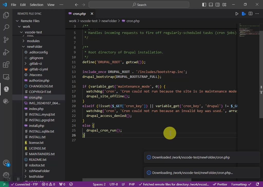 Remote File Sync - VS Code Extension