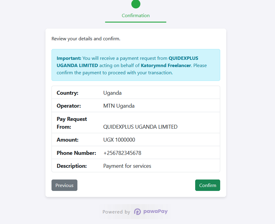 pawaPay SDK - Payment Integration